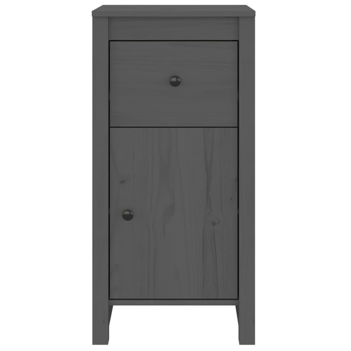 Dressoir 40x35x80 cm massief grenenhout grijs - Griffin Retail