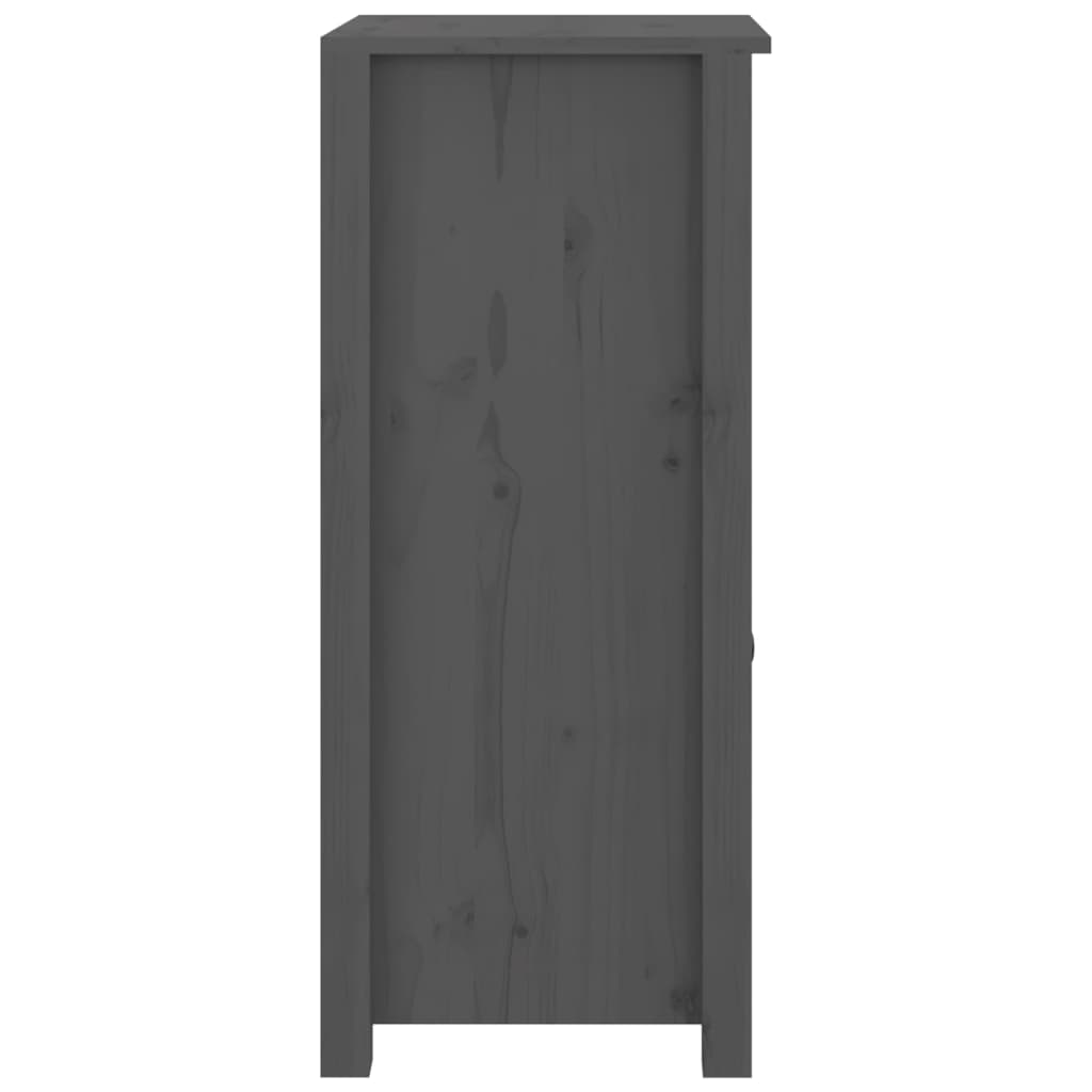 Dressoir 40x35x80 cm massief grenenhout grijs - Griffin Retail