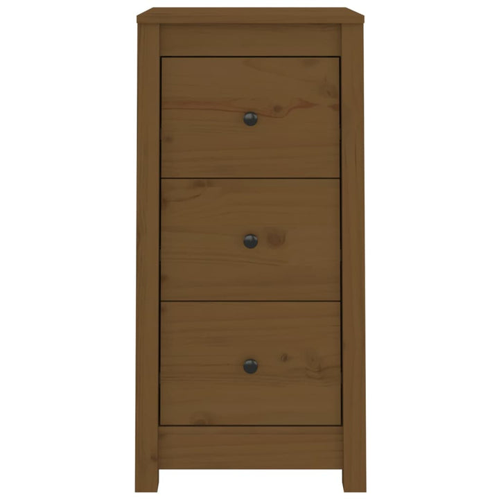 Dressoir 40x35x80 cm massief grenenhout honingbruin - Griffin Retail