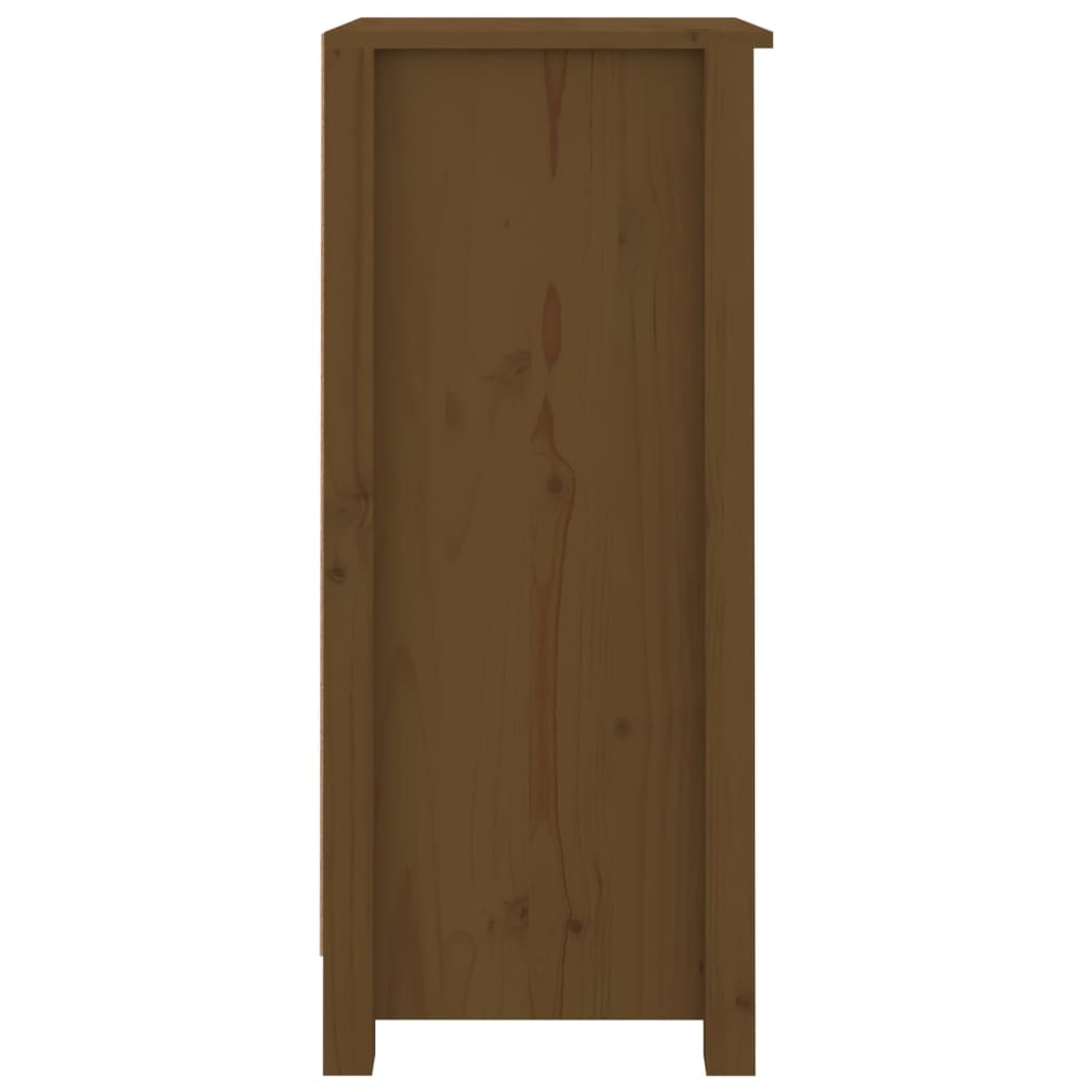 Dressoir 40x35x80 cm massief grenenhout honingbruin - Griffin Retail