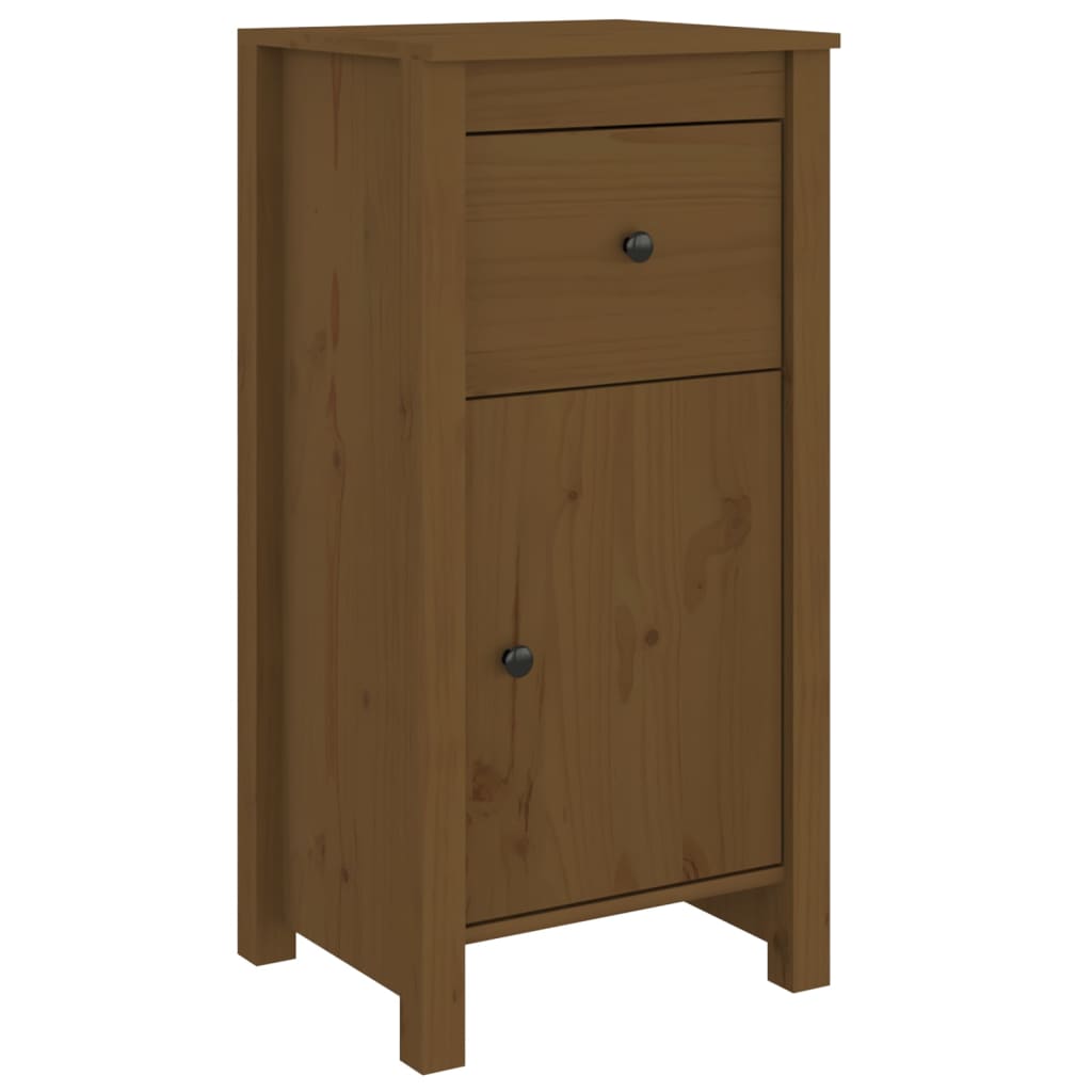 Dressoir 40x35x80 cm massief grenenhout honingbruin - Griffin Retail