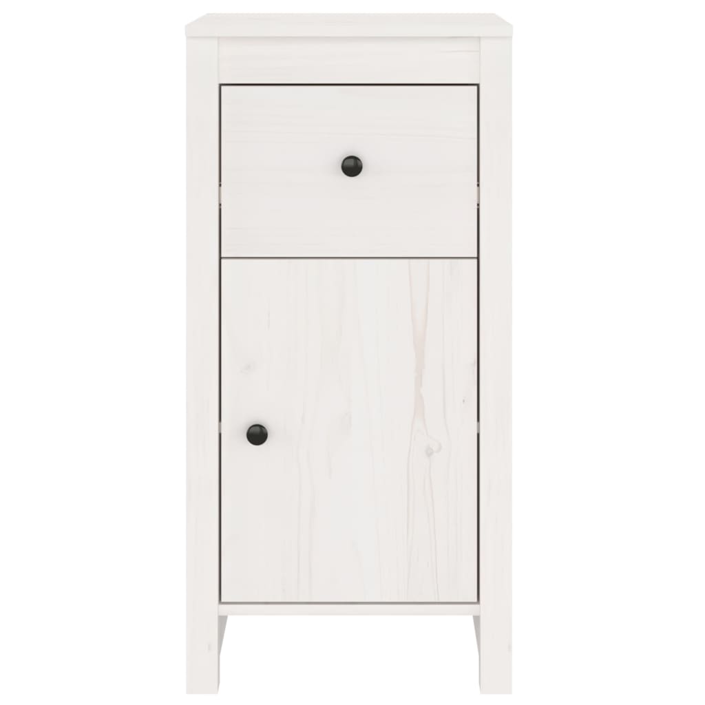 Dressoir 40x35x80 cm massief grenenhout wit - Griffin Retail