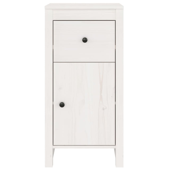 Dressoir 40x35x80 cm massief grenenhout wit - Griffin Retail