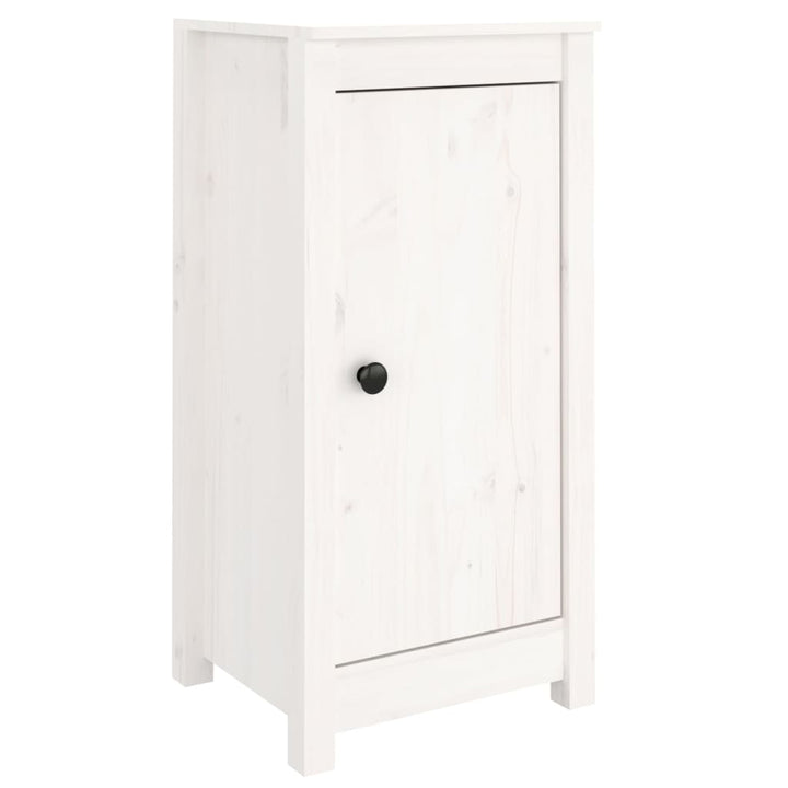 Dressoir 40x35x80 cm massief grenenhout wit - Griffin Retail