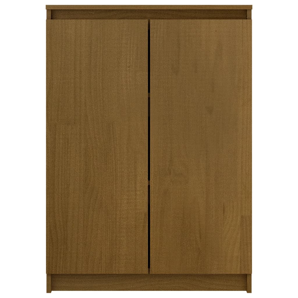 Dressoir 60x36x84 cm massief grenenhout honingbruin - Griffin Retail