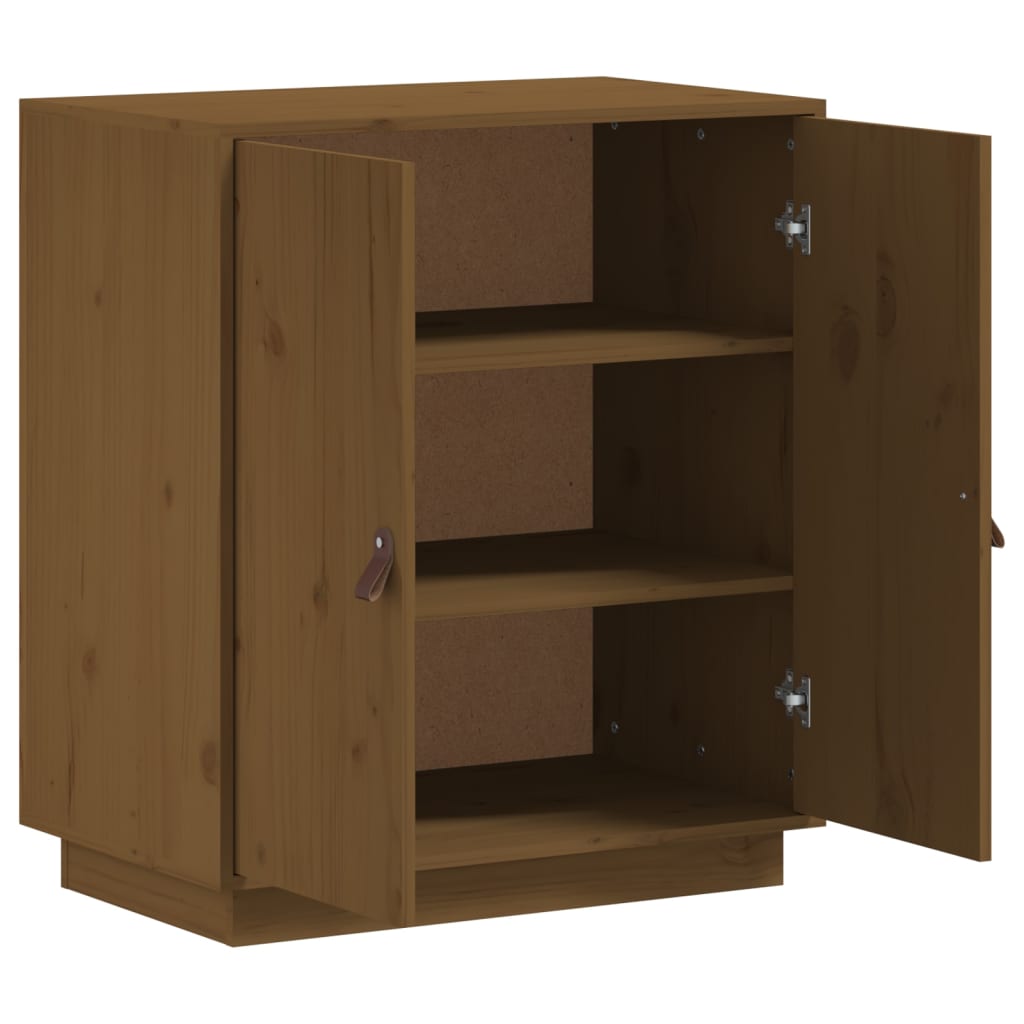 Dressoir 65,5x40x75 cm massief grenenhout honingbruin - Griffin Retail