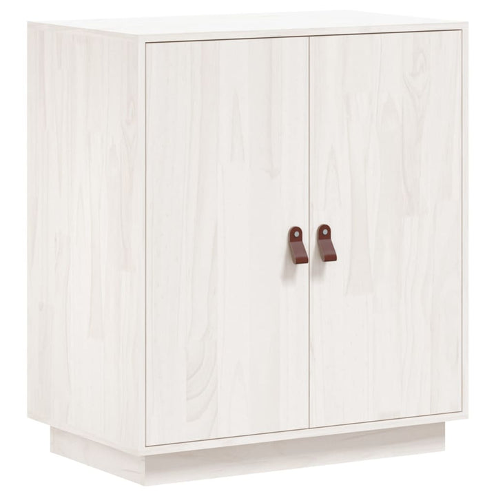 Dressoir 65,5x40x75 cm massief grenenhout wit - Griffin Retail