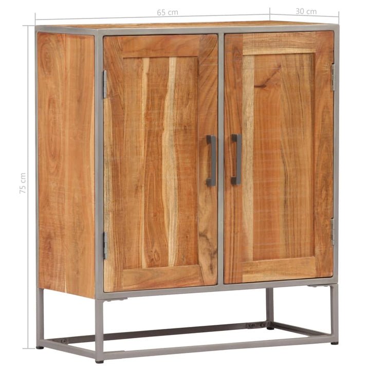 Dressoir 65x30x75 cm massief acaciahout - Griffin Retail