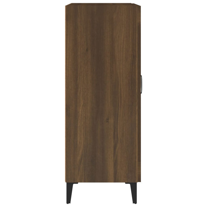 Dressoir 69,5x34x90 cm bewerkt hout bruineikenkleurig - Griffin Retail