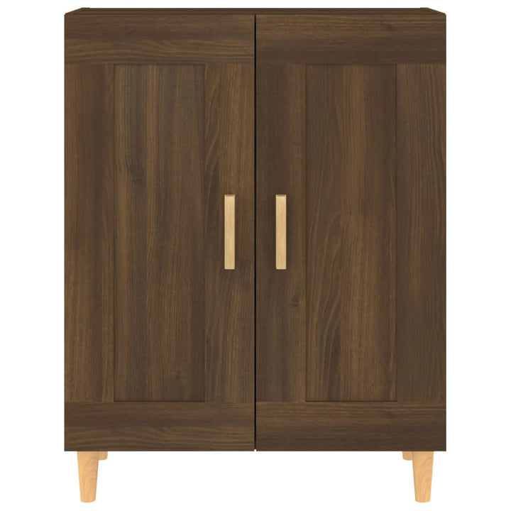 Dressoir 69,5x34x90 cm bewerkt hout bruineikenkleurig - Griffin Retail