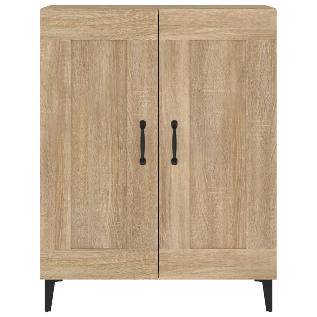 Dressoir 69,5x34x90 cm bewerkt hout sonoma eikenkleurig - Griffin Retail