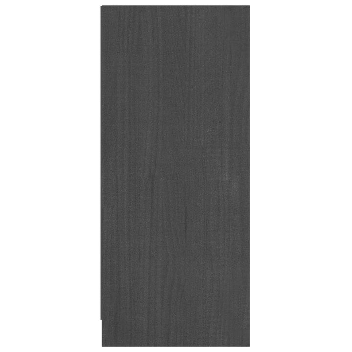 Dressoir 70x33x76 cm massief grenenhout grijs - Griffin Retail