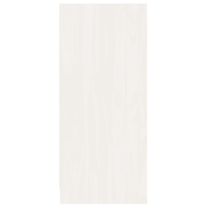Dressoir 70x33x76 cm massief grenenhout wit - Griffin Retail