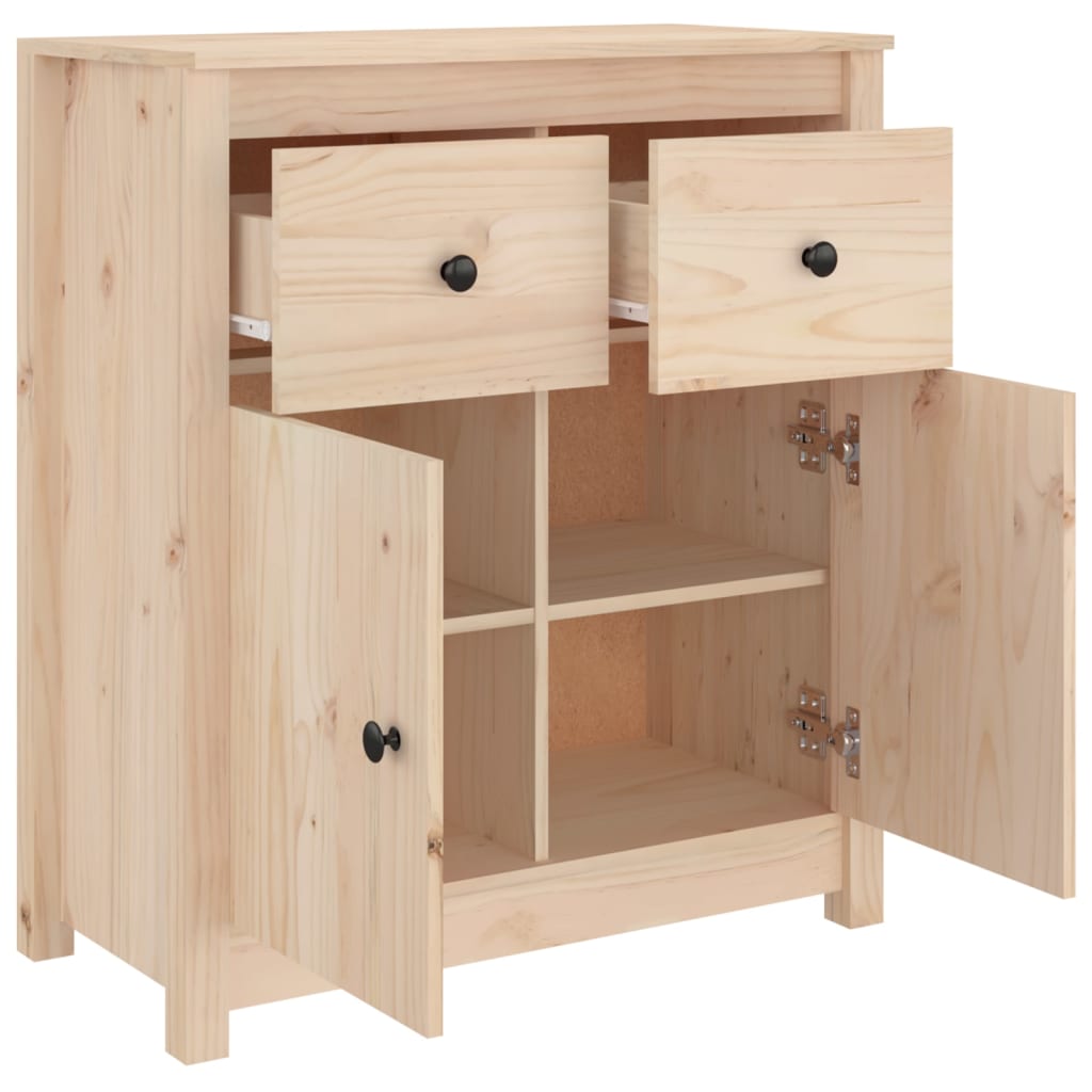 Dressoir 70x35x80 cm massief grenenhout - Griffin Retail