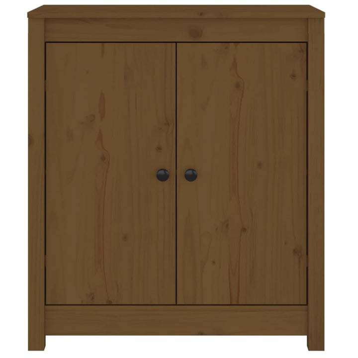 Dressoir 70x35x80 cm massief grenenhout honingbruin - Griffin Retail