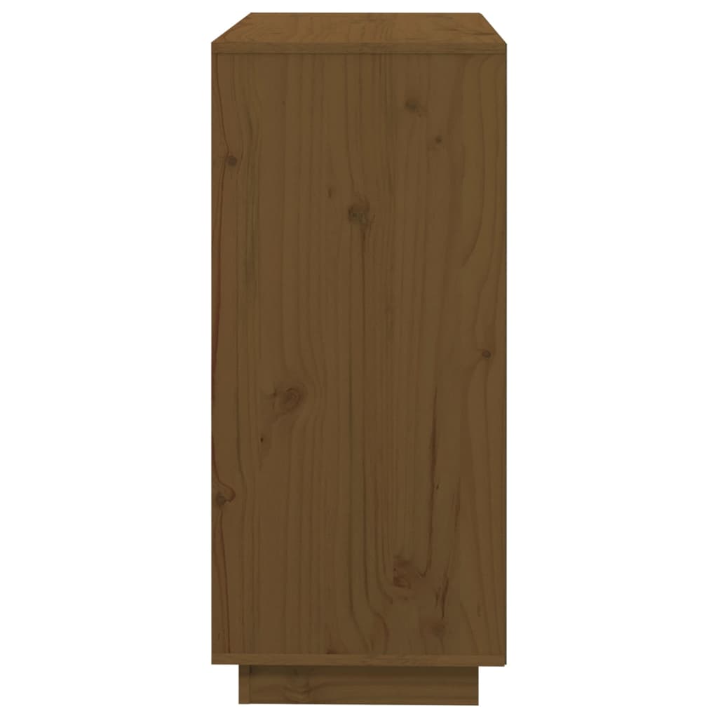 Dressoir 74x35x80 cm massief grenenhout honingbruin - Griffin Retail
