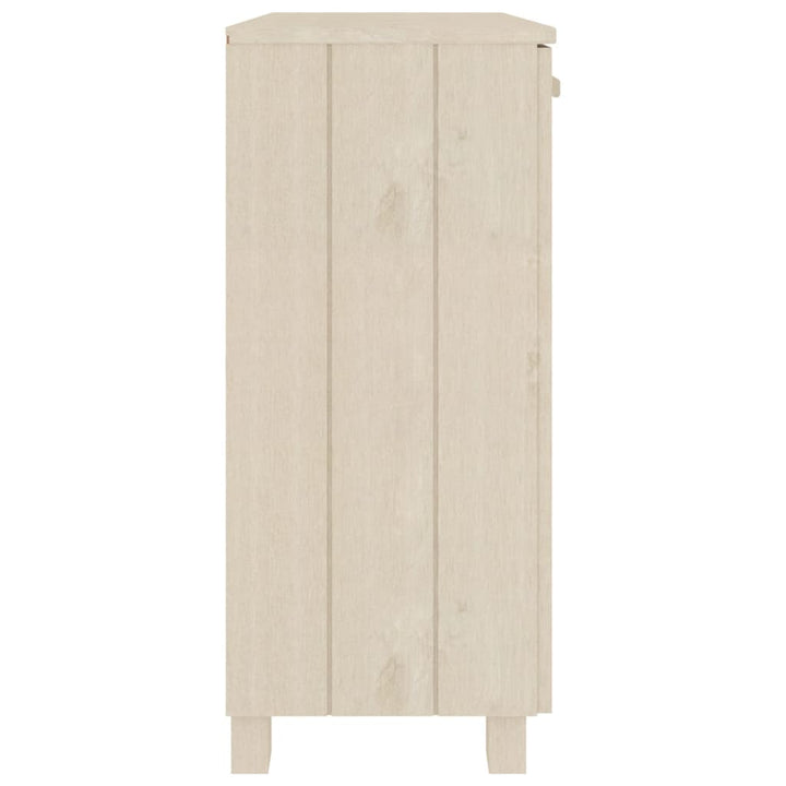 Dressoir 85x35x80 cm massief grenenhout honingbruin - Griffin Retail