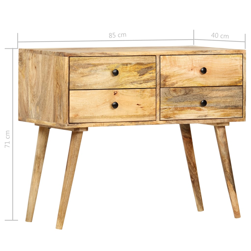 Dressoir 85x40x71 cm massief mangohout - Griffin Retail