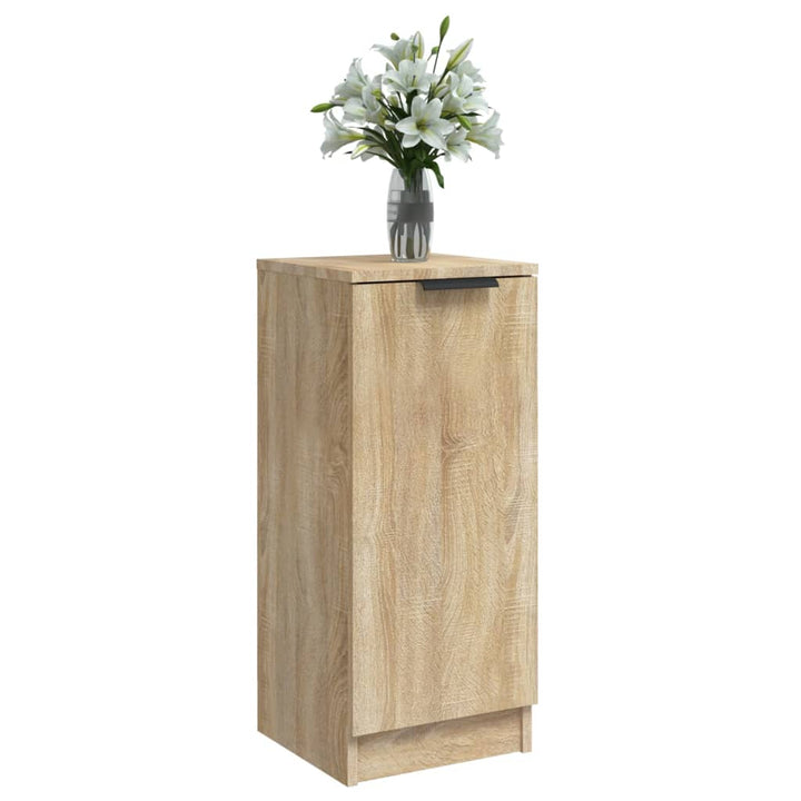 Dressoirs 2 st 30x30x70 cm bewerkt hout sonoma eikenkleurig - Griffin Retail