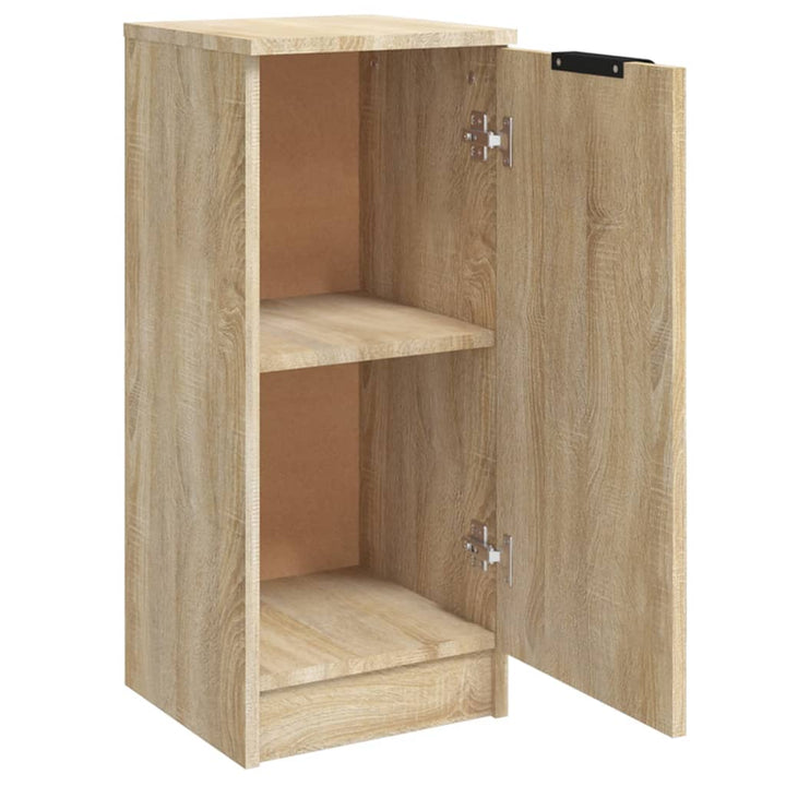 Dressoirs 2 st 30x30x70 cm bewerkt hout sonoma eikenkleurig - Griffin Retail