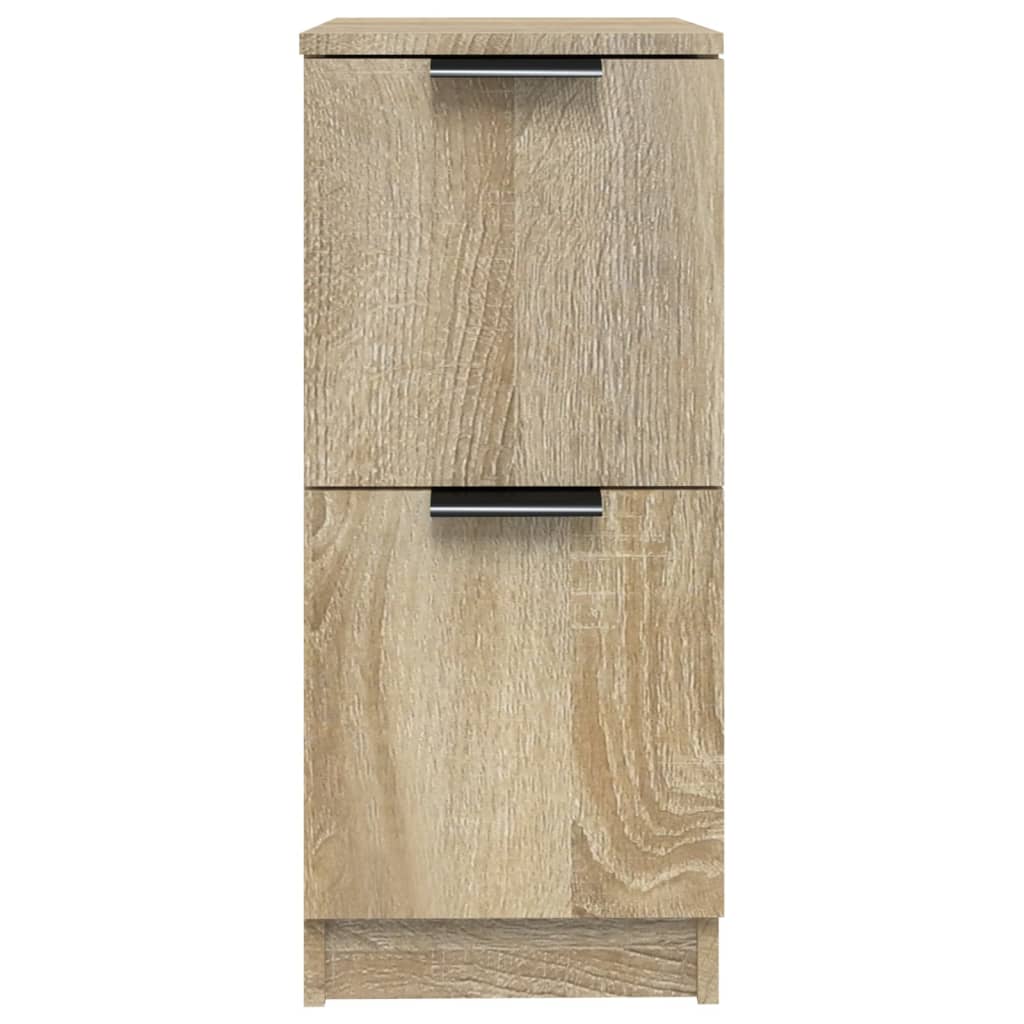 Dressoirs 2 st 30x30x70 cm bewerkt hout sonoma eikenkleurig - Griffin Retail