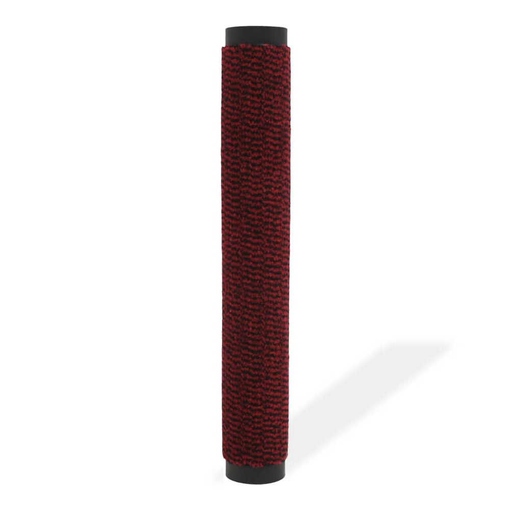 Droogloopmat rechthoekig getuft 80x120 cm rood - Griffin Retail