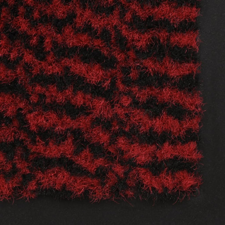 Droogloopmat rechthoekig getuft 80x120 cm rood - Griffin Retail