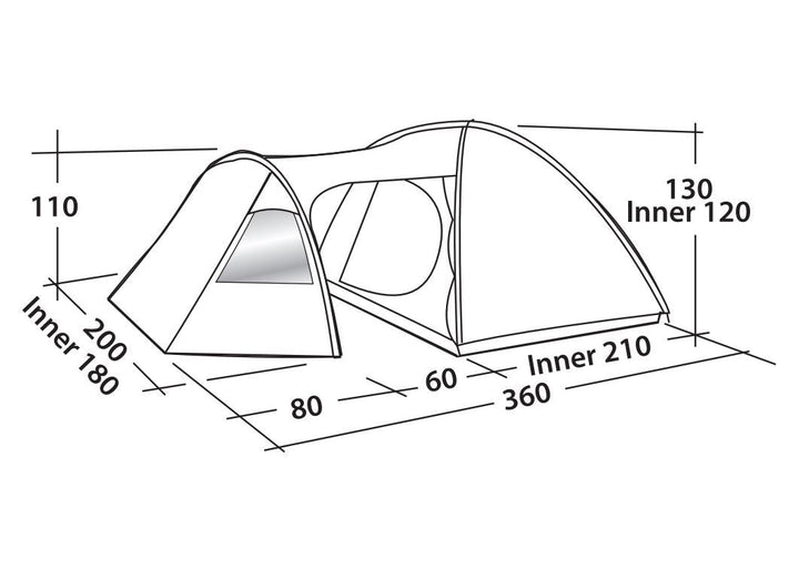 Easy Camp Eclipse 300 tent - Griffin Retail