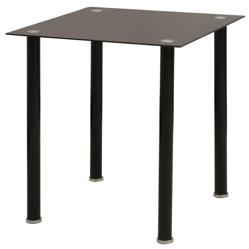 Eetkamerset tafel en stoel zwart 5-delig - Griffin Retail