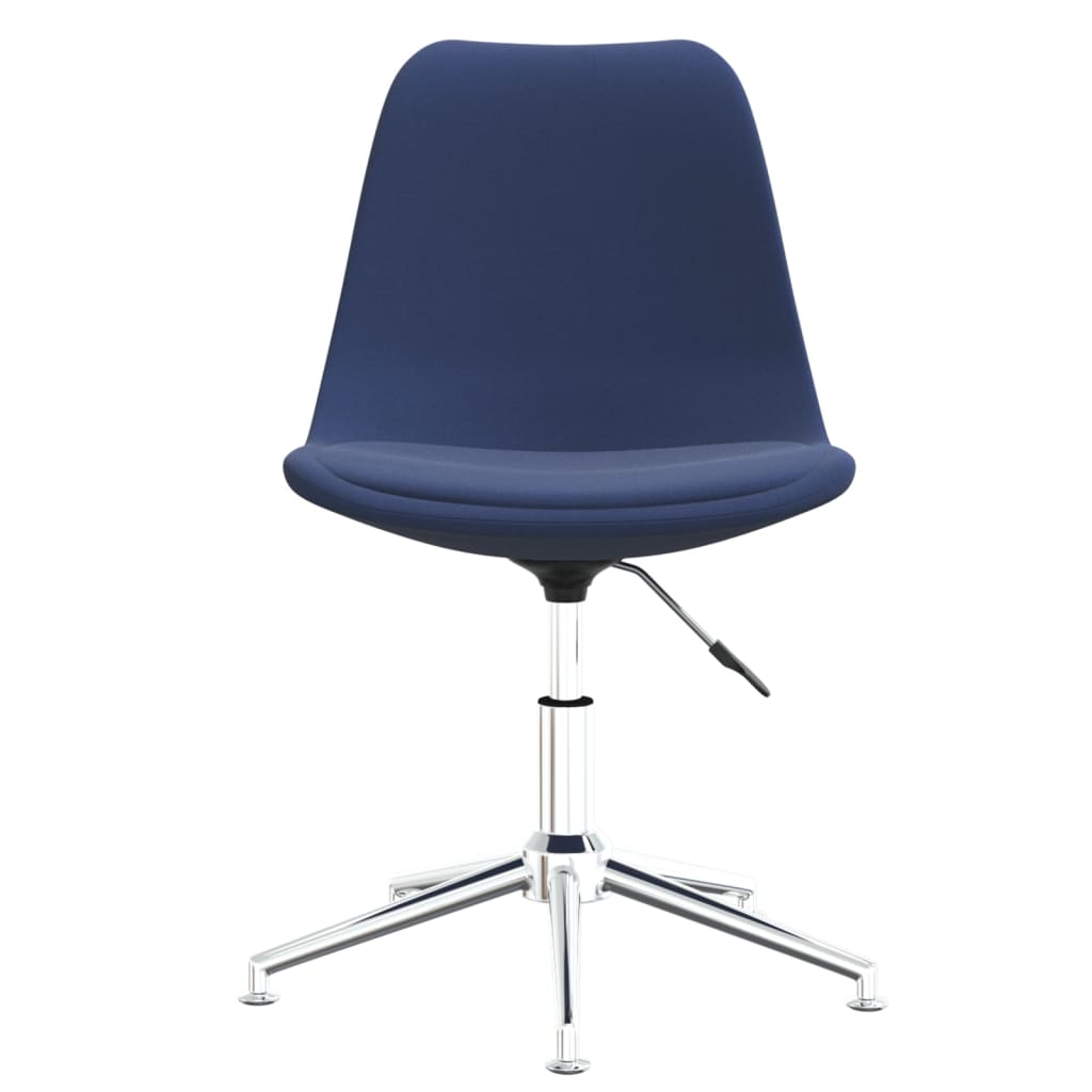 Eetkamerstoelen 2 st draaibaar stof blauw - Griffin Retail