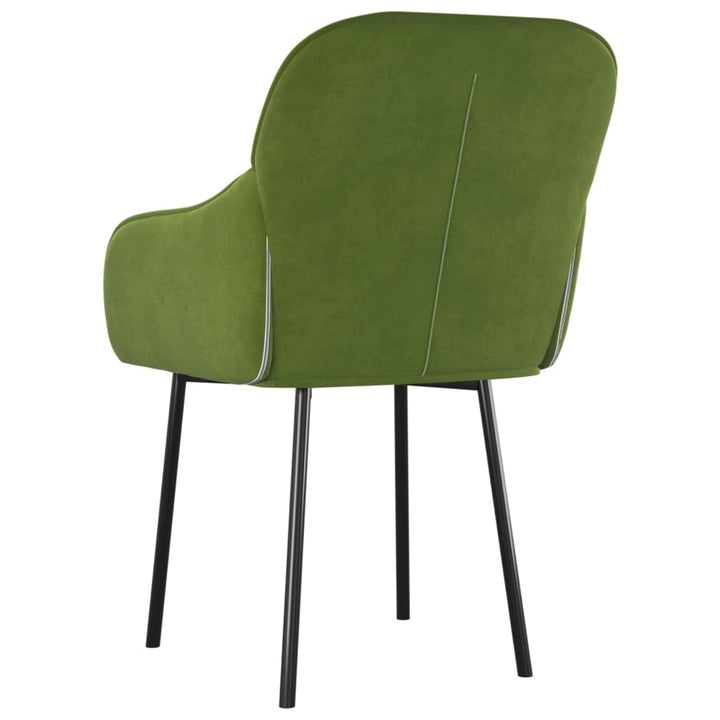 Eetkamerstoelen 2 st fluweel lichtgroen - Griffin Retail