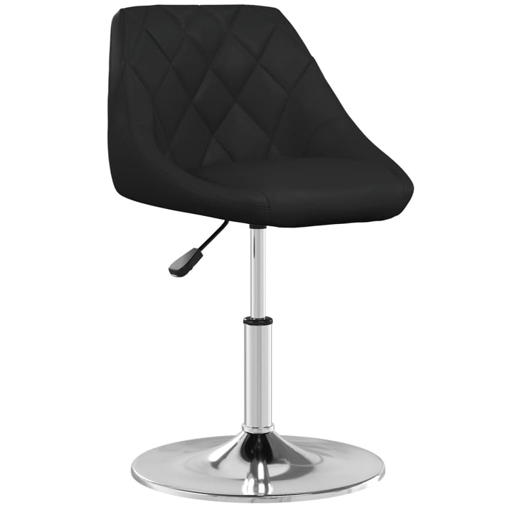 Eetkamerstoelen 2 st kunstleer zwart - Griffin Retail