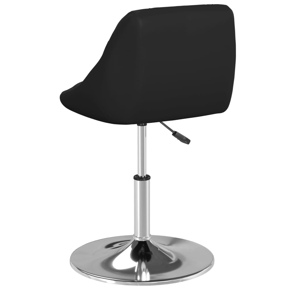 Eetkamerstoelen 2 st kunstleer zwart - Griffin Retail