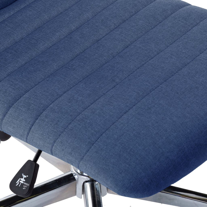 Eetkamerstoelen 2 st stof blauw - Griffin Retail