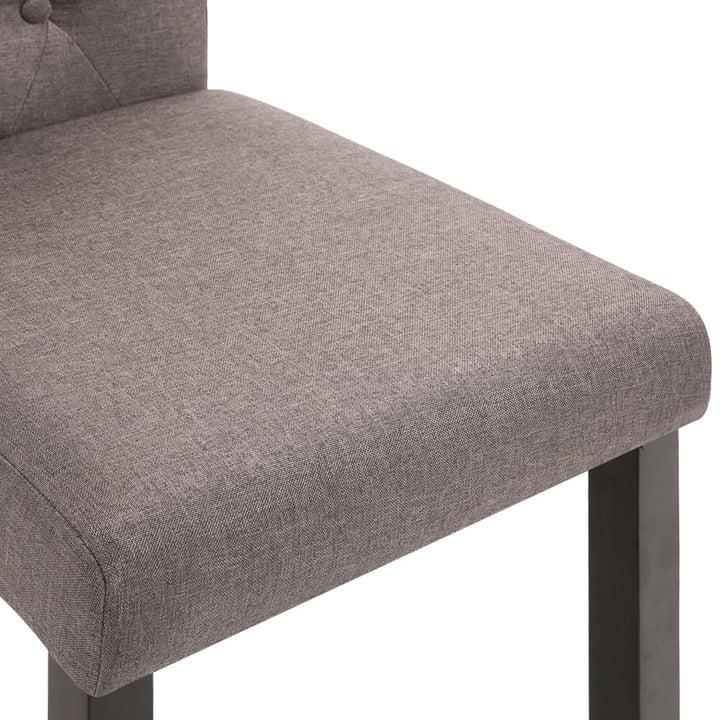 Eetkamerstoelen 2 st stof taupe - Griffin Retail