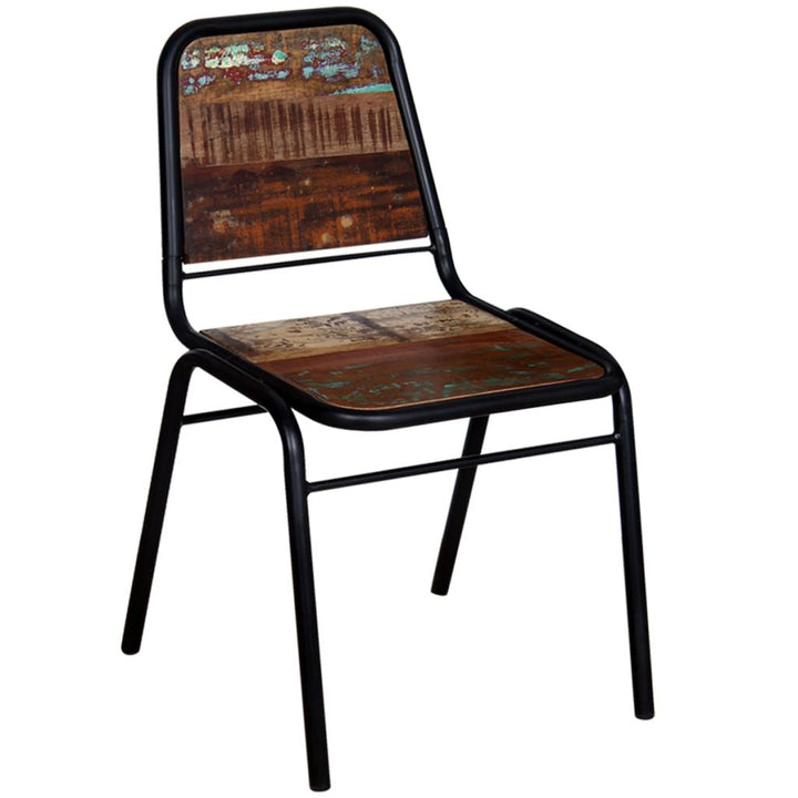 Eetkamerstoelen 4 st massief gerecycled hout - Griffin Retail