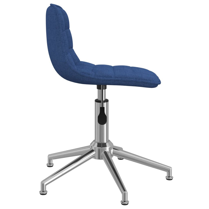 Eetkamerstoelen draaibaar 4 st stof blauw - Griffin Retail