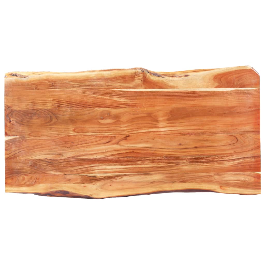 Eetkamertafel met natuurlijke randen 3,8 cm 200 cm acaciahout - Griffin Retail