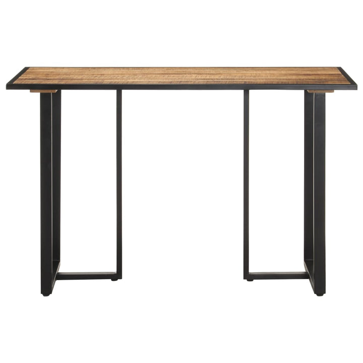 Eettafel 120 cm ruw mangohout - Griffin Retail