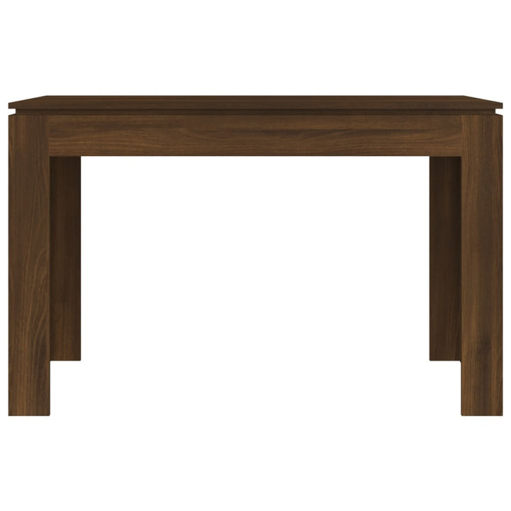 Eettafel 120x60x76 cm bewerkt hout bruineikenkleurig - Griffin Retail
