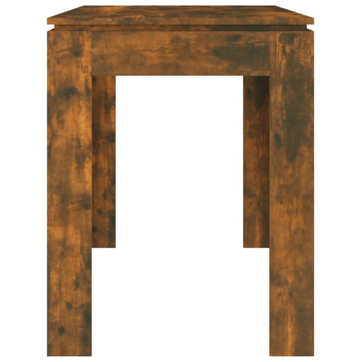 Eettafel 120x60x76 cm bewerkt hout gerookt eikenkleurig - Griffin Retail