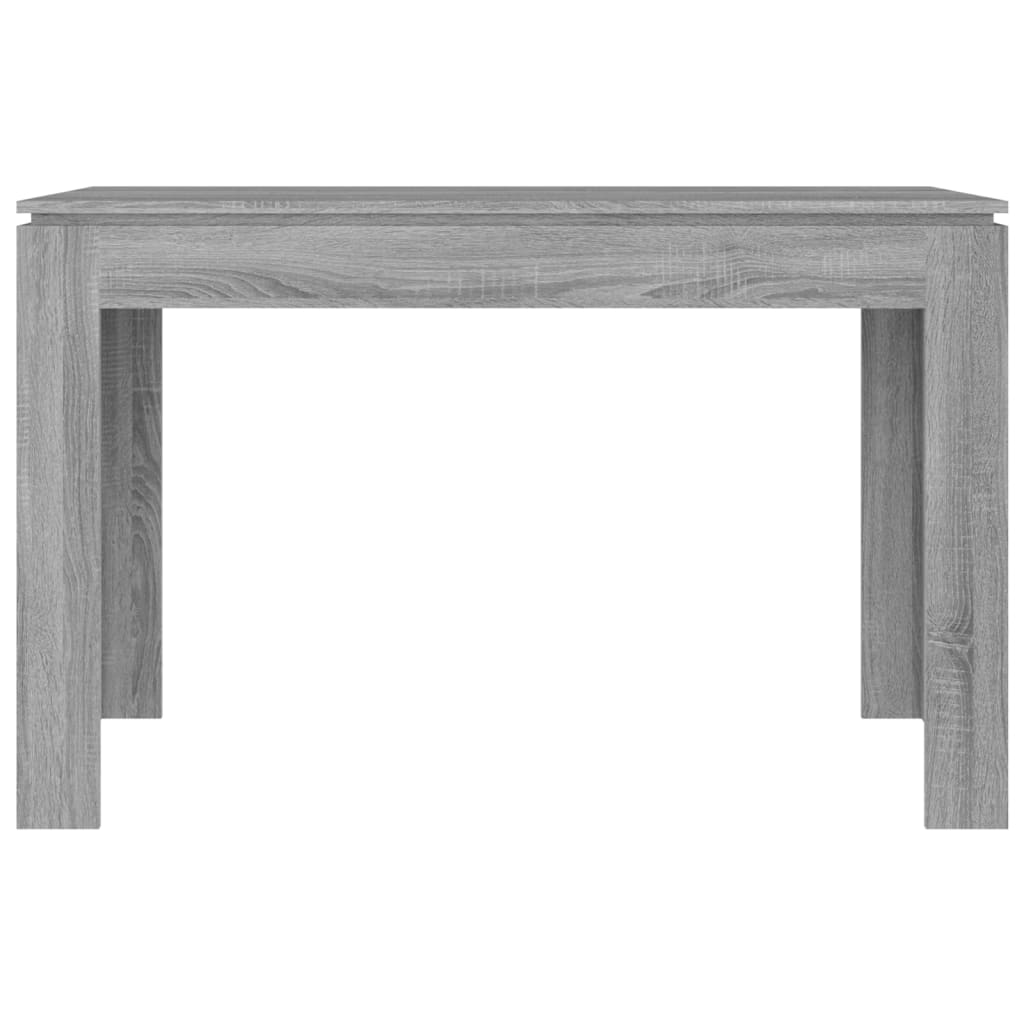 Eettafel 120x60x76 cm bewerkt hout grijs sonoma eikenkleurig - Griffin Retail