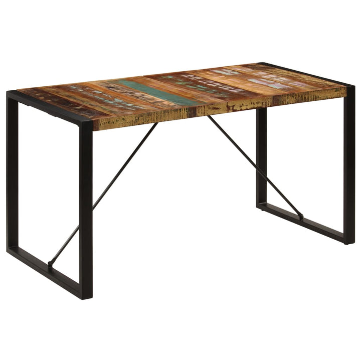 Eettafel 140x70x75 cm massief gerecycled hout - Griffin Retail