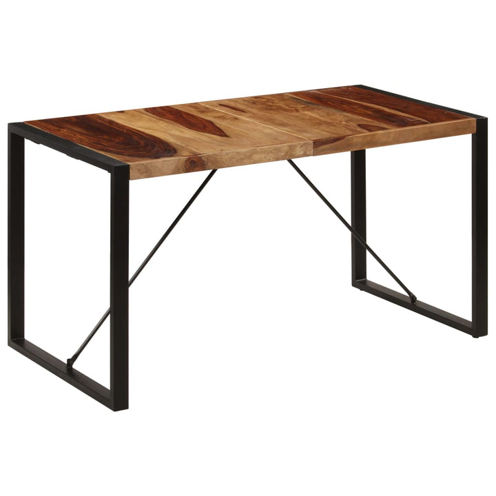 Eettafel 140x70x75 cm massief sheeshamhout - Griffin Retail