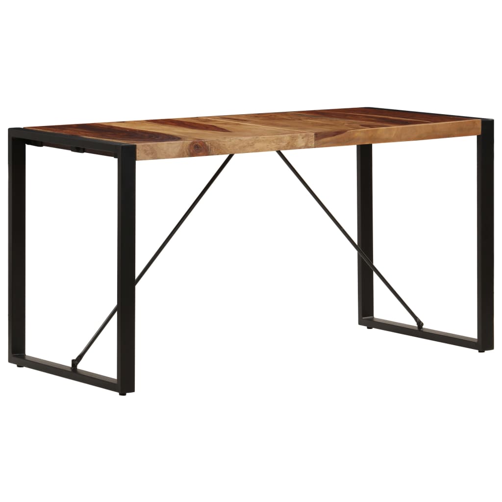 Eettafel 140x70x75 cm massief sheeshamhout - Griffin Retail