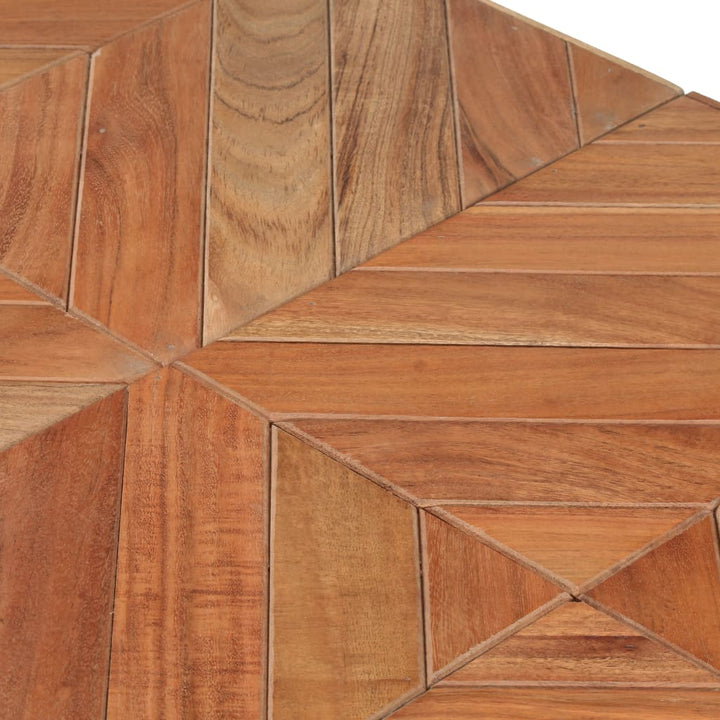 Eettafel 140x70x76 cm massief acaciahout en mangohout - Griffin Retail