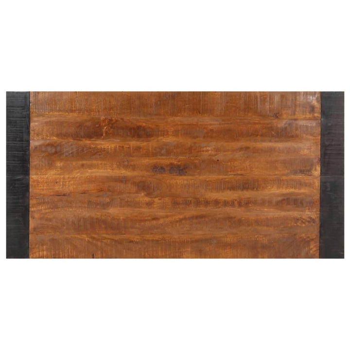 Eettafel 140x70x76 cm massief ruw mangohout - Griffin Retail