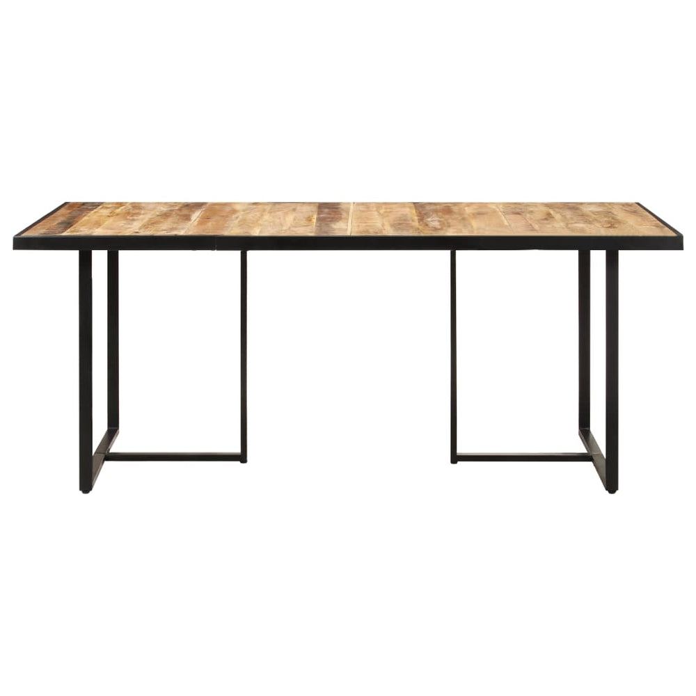 Eettafel 160 cm ruw mangohout - Griffin Retail