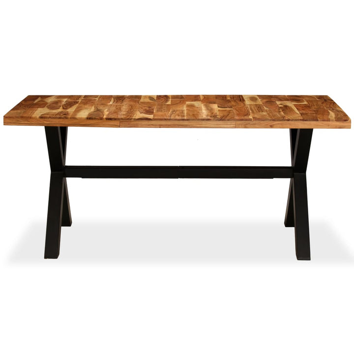 Eettafel 180x90x76 cm massief acacia- en mangohout - Griffin Retail