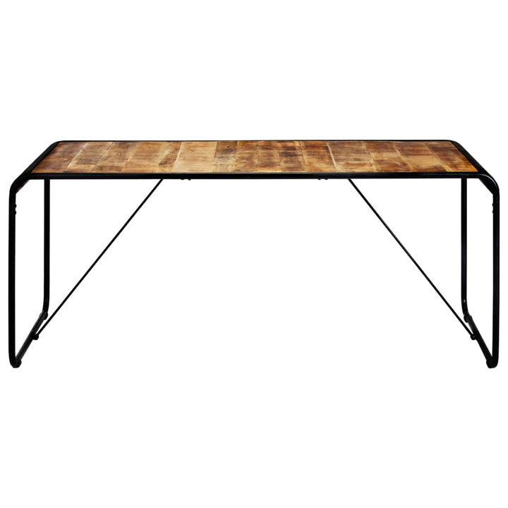 Eettafel 180x90x76 cm massief ruw mangohout - Griffin Retail